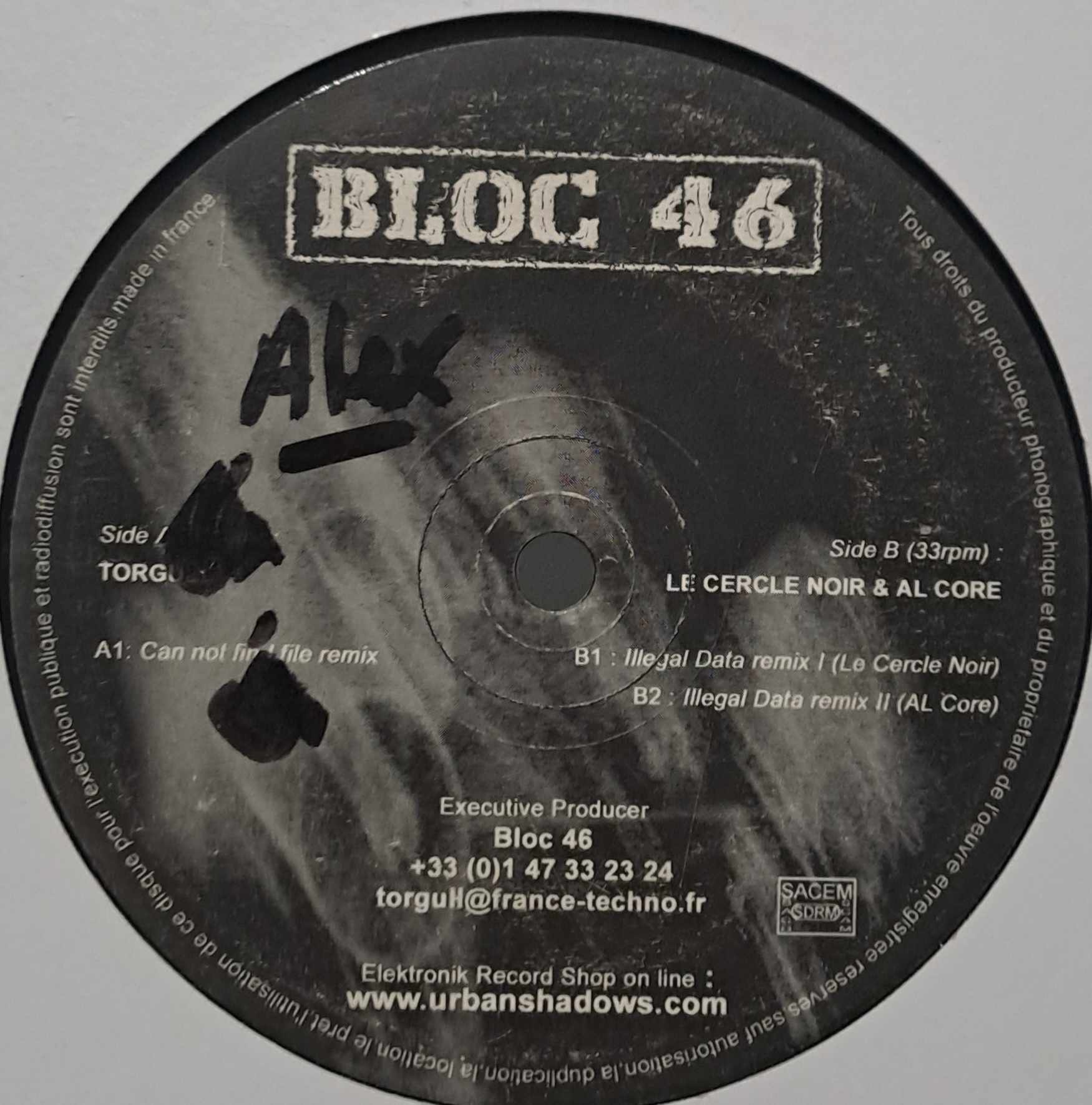 Bloc 46 12 - vinyle hardcore